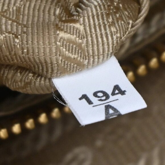 PRADA MILANO Logo 2Way Shoulder Hand Bag Canvas Leather Brown Red 79EE817 - Picture 14 of 16